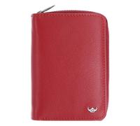 Golden Head Madrid Porte-monnaie Protection RFID Cuir véritable 11.5 cm rouge