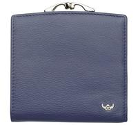 Golden Head Porte-monnaie bleu en cuir pour femme - Madrid RFID Protect French Coin Purse Wallet 193611