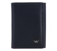Golden Head Polo Porte-monnaie Protection RFID Cuir véritable 10 cm bleu
