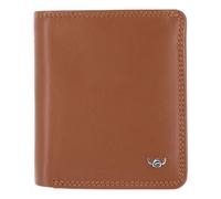 Golden Head Polo Porte-monnaie Protection RFID Cuir véritable 8.5 cm brun
