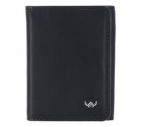 Golden Head Polo Porte-monnaie Protection RFID Cuir véritable 10 cm noir
