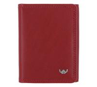 Golden Head Polo Porte-monnaie Protection RFID Cuir véritable 10 cm rouge