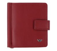 Golden Head Polo Porte-monnaie Protection RFID Cuir véritable 10 cm rouge