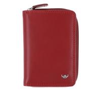 Golden Head Polo Porte-monnaie Protection RFID Cuir véritable 11.5 cm rouge