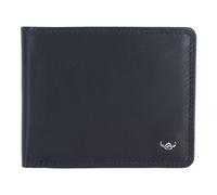 Golden Head Polo Porte-monnaie Protection RFID Cuir véritable 11 cm bleu