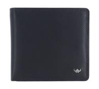 Golden Head Polo Porte-monnaie Protection RFID Cuir véritable 11 cm bleu