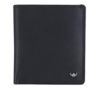 Golden Head Polo Porte-monnaie Protection RFID Cuir véritable 11 cm noir