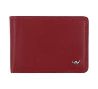 Golden Head Polo Porte-monnaie Protection RFID Cuir véritable 11 cm rouge