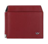 Golden Head Polo Porte-monnaie Protection RFID Cuir véritable 11 cm rouge