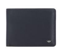 Golden Head Polo Porte-monnaie Protection RFID Cuir véritable 12.5 cm bleu