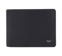 Golden Head Polo Porte-monnaie Protection RFID Cuir véritable 12.5 cm bleu