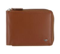 Golden Head Polo Porte-monnaie Protection RFID Cuir véritable 12.5 cm brun