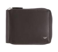 Golden Head Polo Porte-monnaie Protection RFID Cuir véritable 12.5 cm brun
