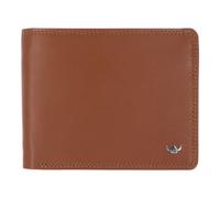 Golden Head Porte-monnaie Polo Cuir véritable Protection RFID 12,5 cm Brun