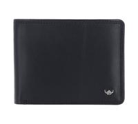 Golden Head Polo Porte-monnaie Protection RFID Cuir véritable 12.5 cm noir