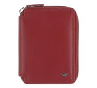 Golden Head Polo Porte-monnaie Protection RFID Cuir véritable 12.5 cm rouge