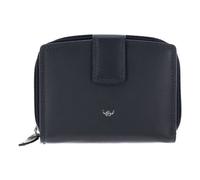 Golden Head Polo Porte-monnaie Protection RFID Cuir véritable 12 cm bleu