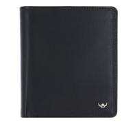 Golden Head Polo Porte-monnaie Protection RFID Cuir véritable 13 cm noir