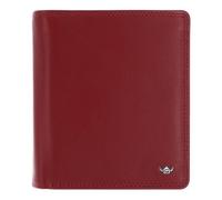 Golden Head Polo Porte-monnaie Protection RFID Cuir véritable 13 cm rouge