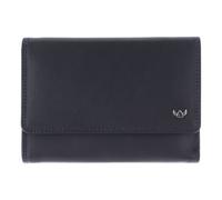 Golden Head Polo Porte-monnaie Protection RFID Cuir véritable 14 cm bleu
