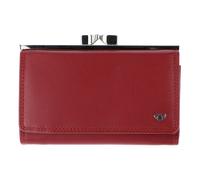Golden Head Porte-monnaie Polo – Cuir véritable, Protection RFID, 14 cm, rouge