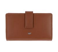 Golden Head Polo Porte-monnaie Protection RFID Cuir véritable 15.5 cm brun