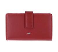 Golden Head Polo Porte-monnaie Protection RFID Cuir véritable 15.5 cm rouge