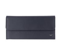 Golden Head Polo Porte-monnaie Protection RFID Cuir véritable 19.5 cm bleu