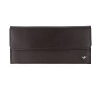 Golden Head Cuir Porte-Monnaie Polo RFID Protect Damenbörse 2828 Dunkelbraun Marron foncé