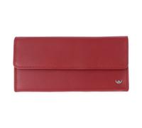 Golden Head Polo Porte-monnaie Protection RFID Cuir véritable 19.5 cm rouge