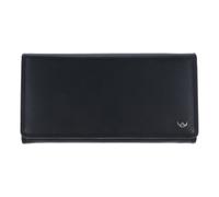 Golden Head Polo Porte-monnaie Protection RFID Cuir véritable 19 cm noir