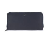 Golden Head Polo Porte-monnaie Protection RFID Cuir véritable 20 cm bleu