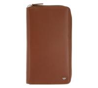 Golden Head Polo Porte-monnaie Protection RFID Cuir véritable 21.5 cm brun