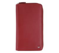 Golden Head Polo Porte-monnaie Protection RFID Cuir véritable 21.5 cm rouge