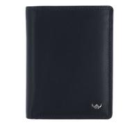 Golden Head Polo Porte-monnaie Protection RFID Cuir véritable 9 cm bleu
