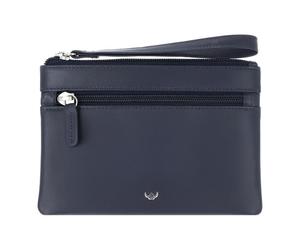 Golden Head Polo Sac pour homme Protection RFID Cuir véritable 18 cm bleu