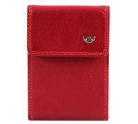 Golden Head Porte-cartes de crédit Polo RFID en cuir 12 cm rouge