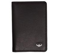 Golden Head Porte-cartes de crédit Polo RFID en cuir 7 cm noir