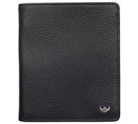 Golden Head Porte-monnaie Capri RFID cuir 10,5 cm noir