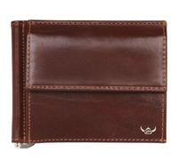 Golden Head Porte-monnaie Colorado RFID en cuir 11 cm avec pince à billets brun