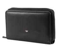 Golden Head Porte-monnaie noir en cuir pour femme - Pol o RFID Protect Ladies Purse 44026