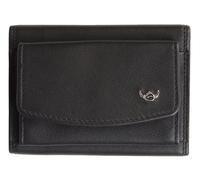 Golden Head Porte-monnaie Polo RFID en cuir 9,5 cm noir
