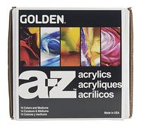 GOLDEN Heavy Body Acrylics by, Explorer Set, 10 Color, Professional Acrylic Paint