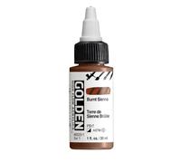 Golden High Flow Acrylic 30ml (1oz) Bottles Burnt Sienna