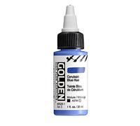 Golden High Flow Acrylic 30ml (1oz) Bottles Cerulean Blue Hue