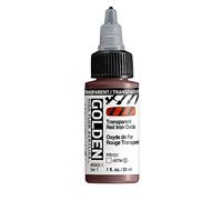 Golden High Flow Acrylic 30ml (1oz) Bottles Transparent Red Iron Oxide