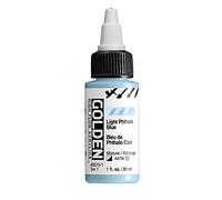 Golden High Flow Acrylics, Bleu Phthalo clair, flacon de 30 ml, Peinture acrylique professionnelle, semi-opaque