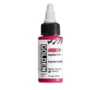 Golden High Flow Acrylics Flacon de peinture acrylique professionnelle semi-opaque Rose naphtol 30 ml