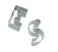 Golden Hill Alphabet Cookie Cutter 26 Pièces Brownie Lettre 2,5 cm