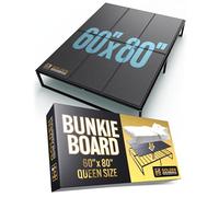 Golden Home Essentials Planche bunkie de 10 mm pour grand lit (152,4 x 203,2 cm) - Support de matelas fin - Planche de lit silencieuse et résistante à l'humidité pour cadres de lit à plateforme et